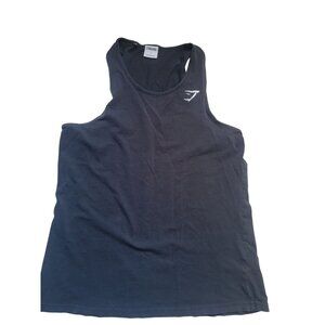 Gym Shark Black CRITICAL TANK Sleevless Size L Workout Active Wear Athletic